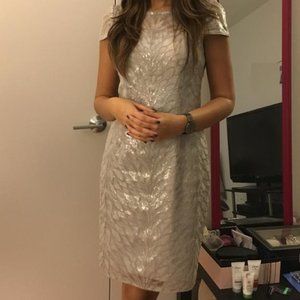 Adrianna Papell Sequin Cocktail/ Wedding Dress